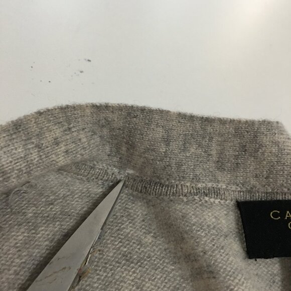 Charter Club Womens Large Cardigan Sweater Cashmere Gray - Picture 11 of 11